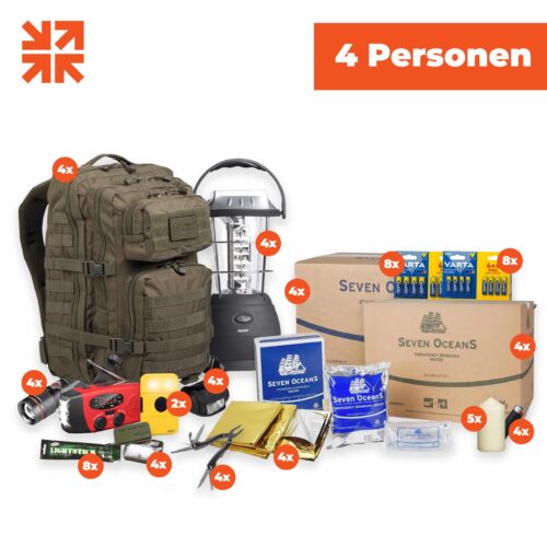 Noodpakket Stroomuitval – 4 Personen (7 dagen)