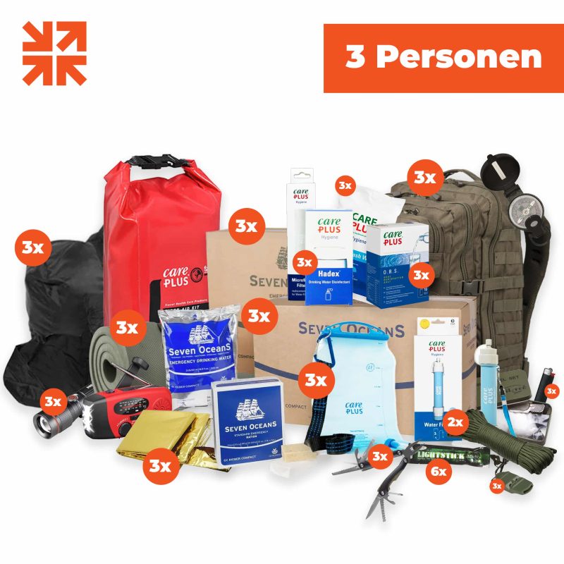 Noodpakket-3persoon-Oorlog-(7-dagen)