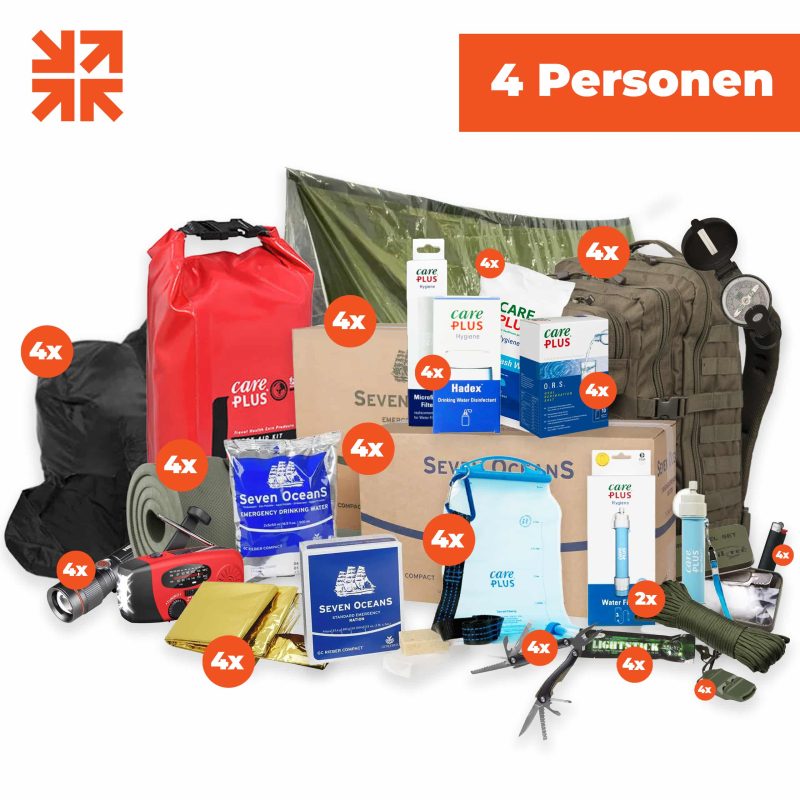 Noodpakket-4persoon-Oorlog-(7-dagen)